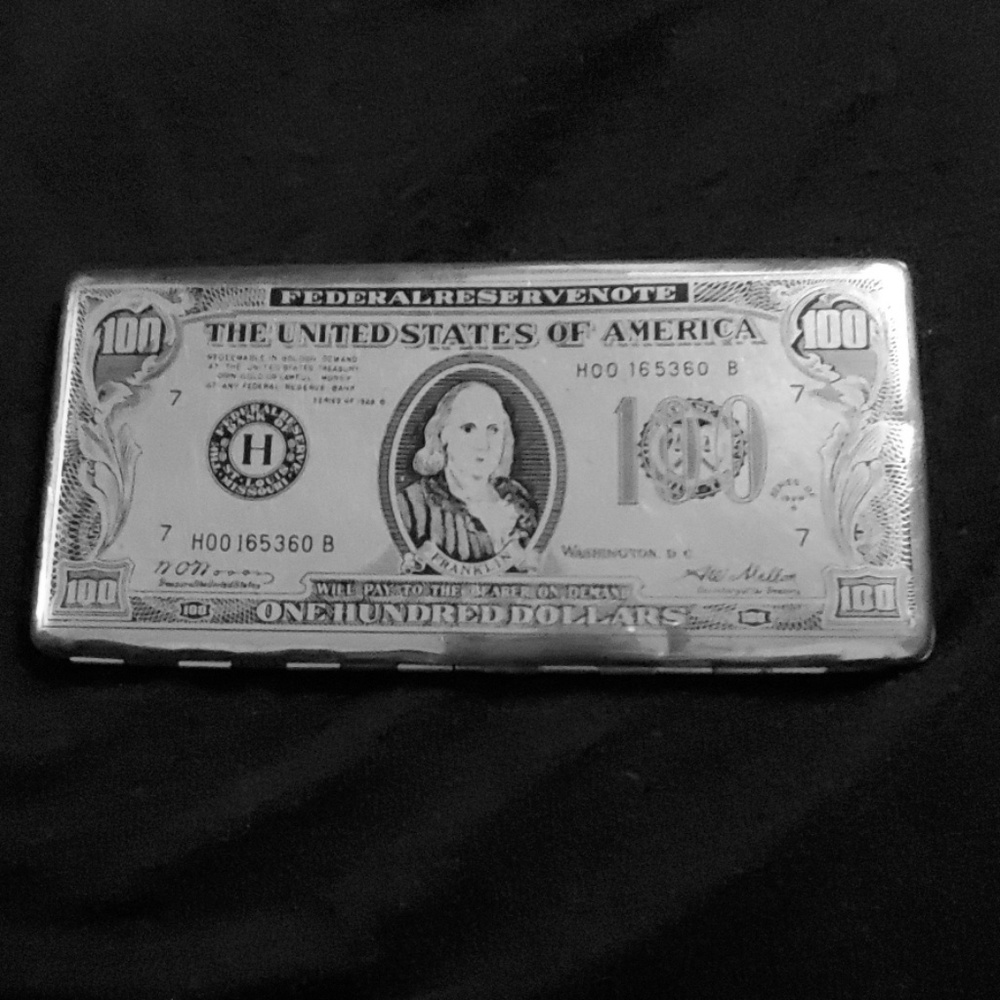 Rare 1920's Antique Cigarette Case/Money Holder